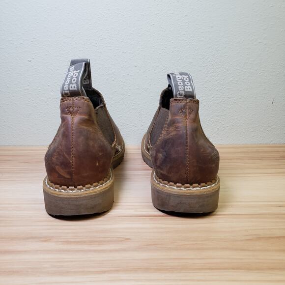 Georgia Giant Women's Size‎ 10 Brown Leather Work Boot Shoe Slip & Oil Resistant - Picture 5 of 7